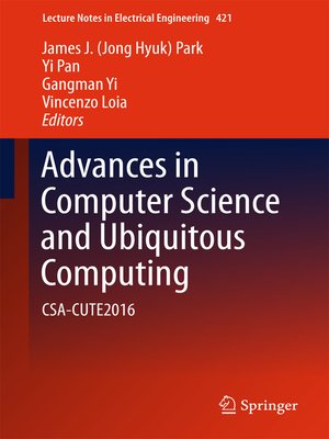 cover image of Advances in Computer Science and Ubiquitous Computing
